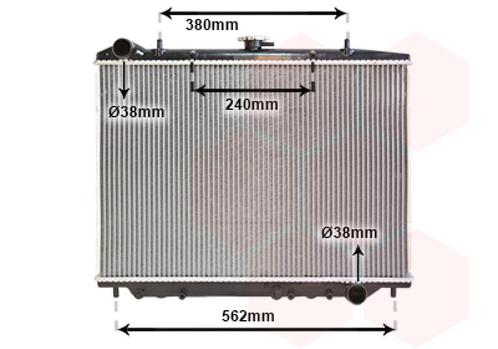 RADIATOR VOOR OPEL FRONTERA B 1999-2003 1300262, Auto-onderdelen, Airco en Verwarming, Nieuw, Ophalen of Verzenden