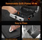 Tosti apparaat - Tosti ijzer - Contactgrill - Grill apparaat, Verzenden, Zo goed als nieuw