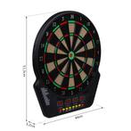 TRUUSK Elektronisch Dartbord Dartset - 27 Games en 243 Hit M, Verzenden, Nieuw
