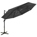 vidaXL Parasol 4-laags met aluminium paal 3x3 m, Tuin en Terras, Parasols, Verzenden, Nieuw