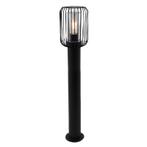 Moderne buitenlamp zwart, Enya, IP44, Ophalen of Verzenden, Nieuw, Overige materialen, Staande lamp