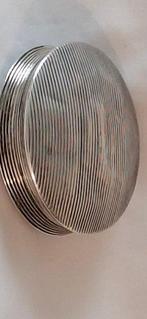 Pepermuntdoos - Antieke Hollandse Pepermunt doos, Ribmotief,, Antiek en Kunst, Antiek | Goud en Zilver