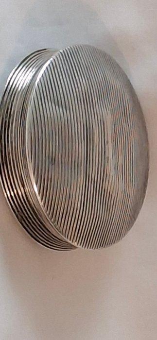 Pepermuntdoos - Antieke Hollandse Pepermunt doos, Ribmotief,, Antiek en Kunst, Antiek | Goud en Zilver