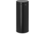 Brabantia Touch Bin Prullenbak - 30 liter - Matt Black, Verzenden, Zo goed als nieuw