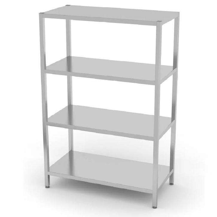 Hendi Opbergrek met 4 planken 1000x400mm, Hobby en Vrije tijd, Taarten en Cupcakes maken, Nieuw, Verzenden