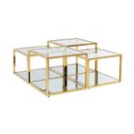*WOONWINKEL* Kare Design Orion Gold Gouden Design Salontafel, Verzenden, Nieuw
