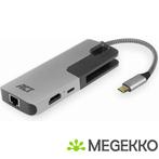 ACT USB-C 4K multiport adapter met HDMI, USB-A, LAN, USB-C, Verzenden, Nieuw, ACT