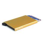 Figuretta Aluminium Hardcase RFID Cardprotector Goud, Nieuw, Overige merken, Verzenden