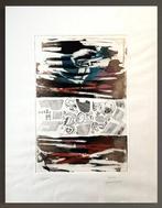 René Mels ( 1909-1977) - Yaruba - Rare lithographie gaufrée, Antiek en Kunst