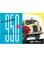 1956 ALFA ROMEO 950 VRACHTWAGEN BROCHURE FRANS, Boeken, Auto's | Folders en Tijdschriften, Nieuw, Alfa Romeo, Author