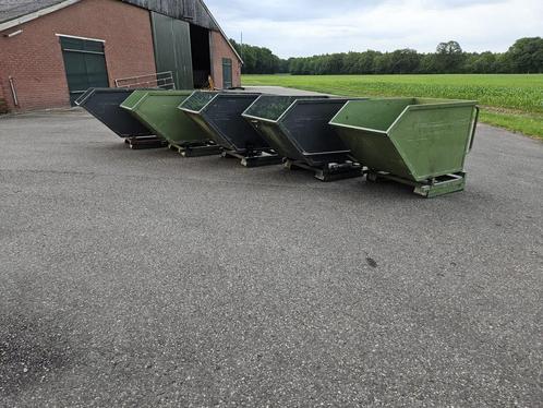Kiepbak kantelbak spanenbak heftruck 600 liter, Zakelijke goederen, Machines en Bouw | Heftrucks en Intern transport, Voorzetapparatuur