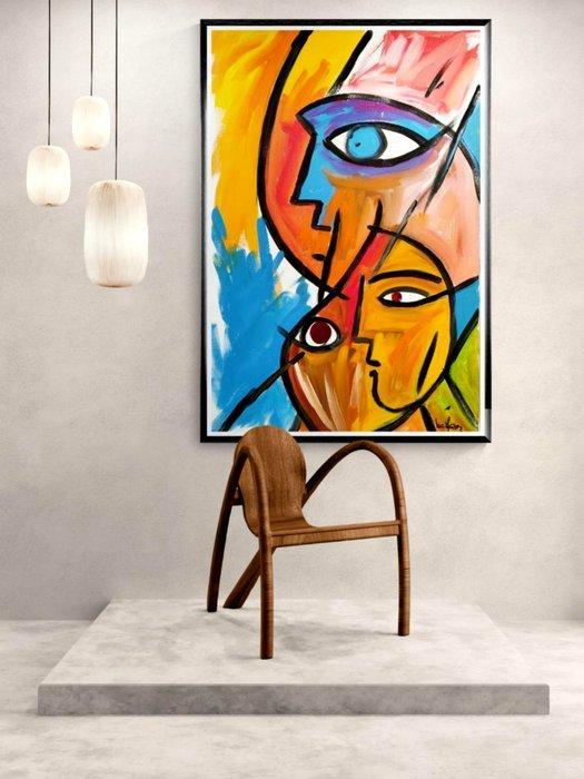 Luc Mora - WHY - XXL, Antiek en Kunst, Kunst | Designobjecten