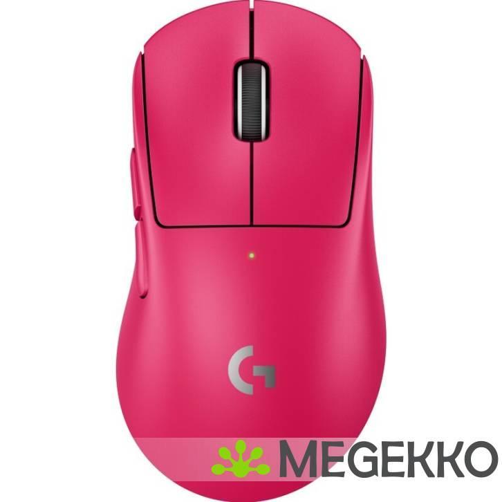 Logitech G PRO X SUPERLIGHT 2 DEX Pink Draadloze Gaming muis, Computers en Software, Muizen, Nieuw, Verzenden