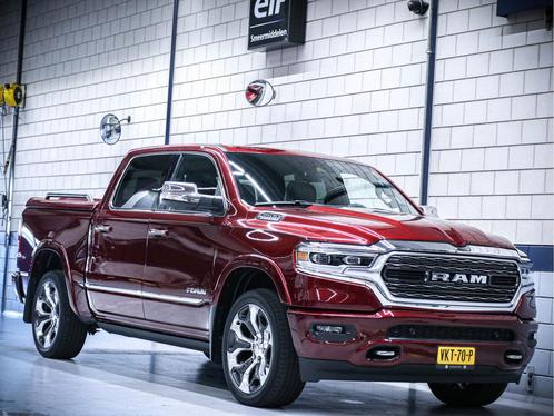 Dodge Ram 1500 Limited | 12 | Luchtvering | Pano, Auto's, Bestelauto's, Onderhoudsboekje, Lease, Zwart, Automaat, Overige kleuren