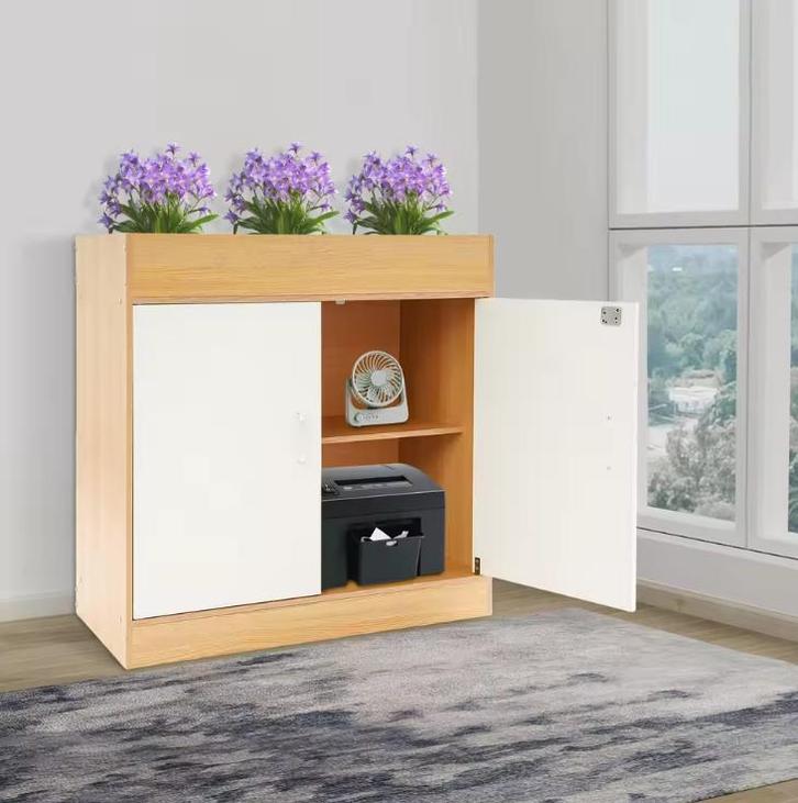 Kantoor Opbergkast met 2 Deuren – MDF 80x40x80 cm, Zakelijke goederen, Kantoor en Winkelinrichting | Kantoormeubilair en Inrichting