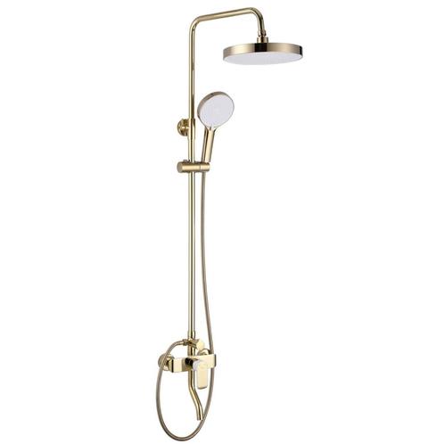 REA Doucheset - Regendouche en Handdouche - Wit/Goud - Lu..., Doe-het-zelf en Verbouw, Sanitair, Nieuw, Ophalen of Verzenden