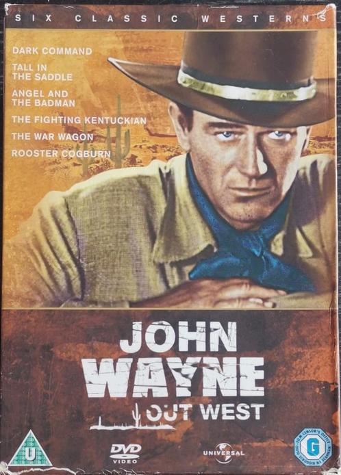 John Wayne out West - 6 films -    Gratis verzenden, Cd's en Dvd's, Dvd's | Tv en Series, Gebruikt, Boxset, Overige genres, Alle leeftijden