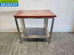 RVS Polyethyleen PE Snijtafel Werktafel 99 x 70 x 93 cm, Zakelijke goederen, Horeca | Keukenapparatuur, Ophalen of Verzenden, Gebruikt