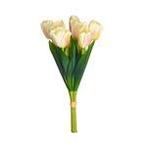 Tulpenbundel Creme/Pink 7 bloemen Kunst tulpen, Nieuw, Ophalen of Verzenden