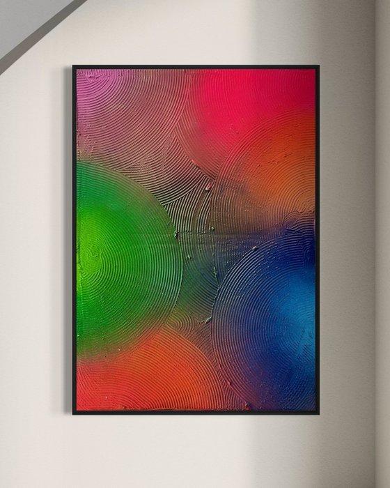 Sarah Schwazl - UNV 1408 - (Frame Included), Antiek en Kunst, Kunst | Schilderijen | Modern