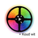 5 meter RGBW (Koud wit) led strip - 60Leds/m - 24 Volt, Hobby en Vrije tijd, Elektronica-componenten, Ophalen of Verzenden, Nieuw