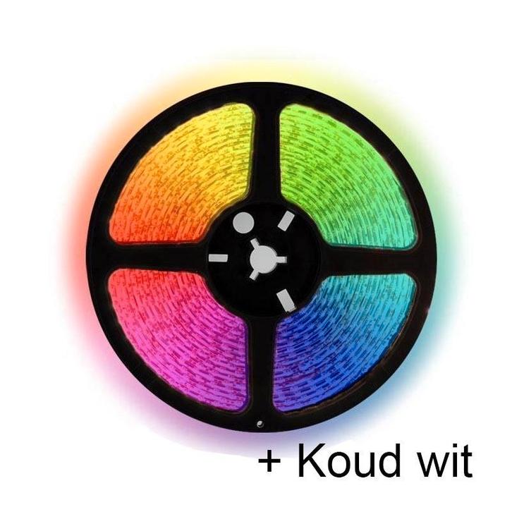 5 meter RGBW (Koud wit) led strip - 60Leds/m - 24 Volt, Hobby en Vrije tijd, Elektronica-componenten, Nieuw, Ophalen of Verzenden