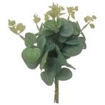 Eucalyptus bundel - 21 cm 10 stuks kunst zijdebloemen voor, Huis en Inrichting, Woonaccessoires | Kunstplanten en Kunstbloemen