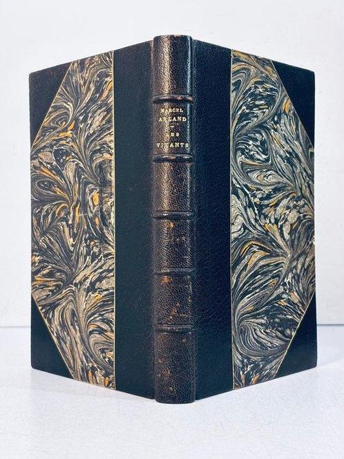Marcel Arland - Les vivants [1/50 sur Alfa, Reliure maroquin, Antiek en Kunst, Antiek | Boeken en Bijbels
