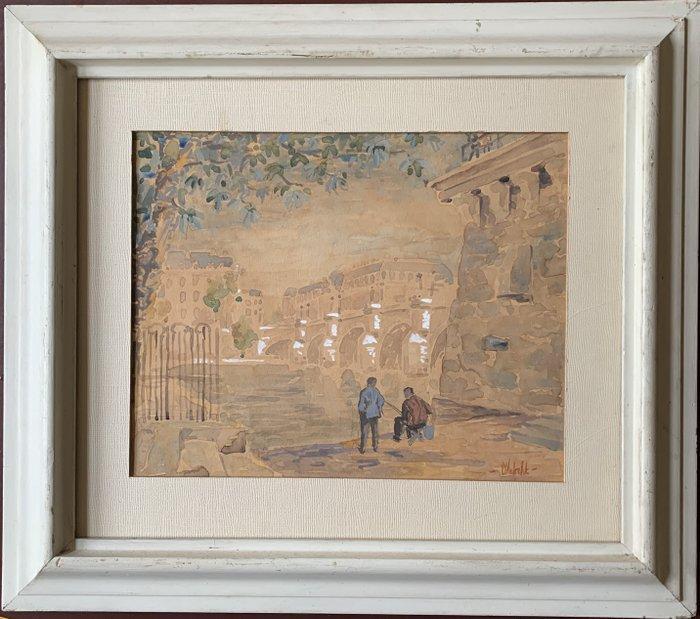 Ben Walrecht - Pont Neuf Seine Paris, Antiek en Kunst, Kunst | Schilderijen | Klassiek