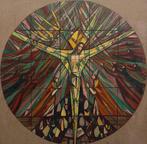 Europese school (XX) - Crocifissione, Antiek en Kunst, Kunst | Schilderijen | Klassiek