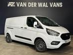 Ford Transit Custom 2.0 TDCI 130 pk L2H1 Euro6 Airco | 2800k, Auto's, Bestelauto's, Stof, Gebruikt, Wit, Dealer onderhouden