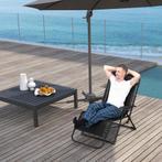 TRUUSK Opvouwbare Zonneligstoel Tuinstoel Met Hoofdkussen, L, Tuin en Terras, Verzenden, Nieuw