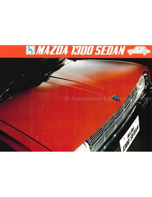 1975 MAZDA 1300 SEDAN BROCHURE ENGELS, Boeken, Auto's | Folders en Tijdschriften, Mazda