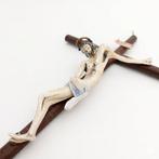 Crucifix - Keramiek, Hout - 1960-1970