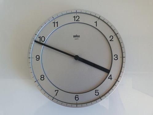 Wandklok - Braun 1980s, Dietrich Lubs - Aluminium, Plastic -, Antiek en Kunst, Kunst | Designobjecten