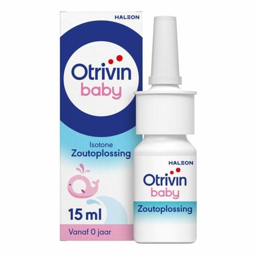 3x Otrivin Baby Zoutoplossing Neusspray 15 ml, Diversen, Verpleegmiddelen, Nieuw, Verzenden