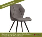 2 stuks Maxfurn Tesla Eetkamerstoel metaal/softyl microvezel, Ophalen of Verzenden, Nieuw, Overige materialen