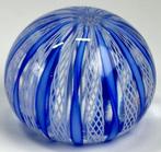 Vetro di Murano – Tecnica a Filigrana Lattimo e Blu – Italia