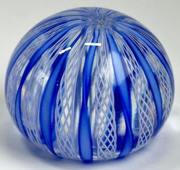 Vetro di Murano – Tecnica a Filigrana Lattimo e Blu – Italia, Antiek en Kunst, Antiek | Glas en Kristal