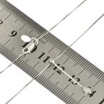 Ketting met hanger - 18 karaat Witgoud Diamant (Natuurlijk)