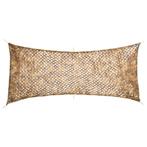 vidaXL Camouflagenet met opbergzak 409x206 cm zandkleurig, Sport en Fitness, Verzenden, Nieuw