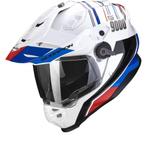 Scorpion ADF-9000 Air Desert Wit-Blauw-Rood Adventure Helm, XXL, Nieuw met kaartje, Overige merken, Heren
