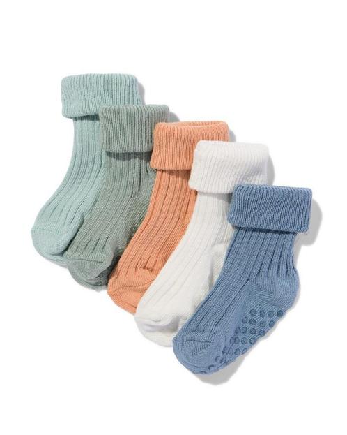 HEMA Babysokken met bamboe - 5 paar lichtgroen, Kinderen en Baby's, Babykleding | Overige, Nieuw, Verzenden
