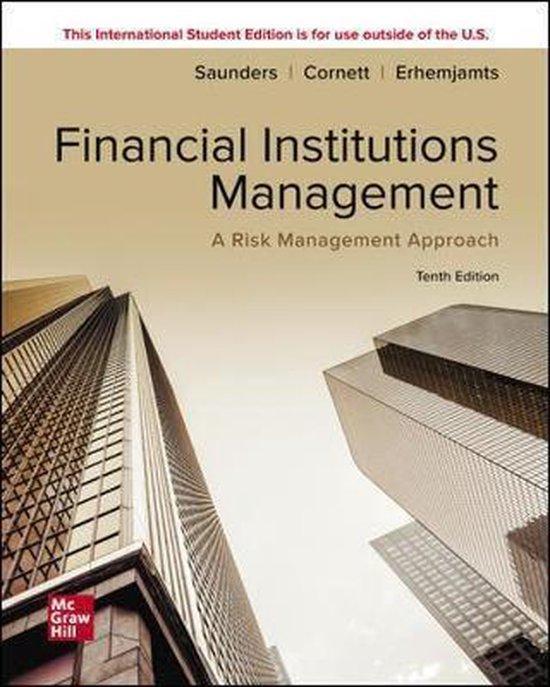 FINANCIAL INSTITUTIONS MANAGEMENT A RISK 9781260571479, Boeken, Studieboeken en Cursussen, Zo goed als nieuw, Verzenden
