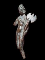 Oud-Romeins Brons Extreem Rare Figure of Vulcanus with Axx