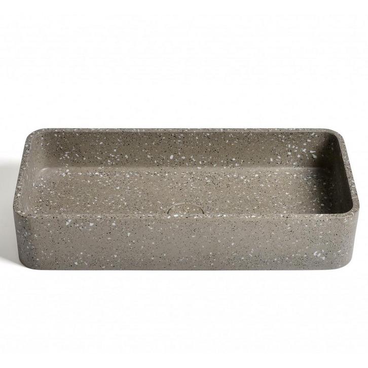 Waskom Ideavit Idea.Max 60x28x12 cm Rechthoek Terrazzo, Doe-het-zelf en Verbouw, Sanitair, Ophalen of Verzenden