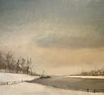 Frits Borsteels (XX) - Abstract winterlandschap, Antiek en Kunst