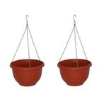HANGENDE PLANTENBAK BLOEMPOT MET KETTING diameter 25cm-se..., Verzenden, Nieuw