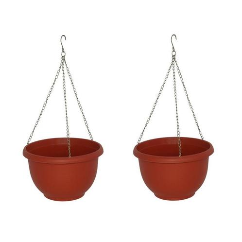 HANGENDE PLANTENBAK BLOEMPOT MET KETTING diameter 25cm-se..., Tuin en Terras, Bloembakken en Plantenbakken, Nieuw, Verzenden