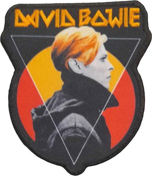 David Bowie - Triangle - Patch, Verzamelen, Muziek, Artiesten en Beroemdheden, Kleding, Nieuw, Ophalen of Verzenden